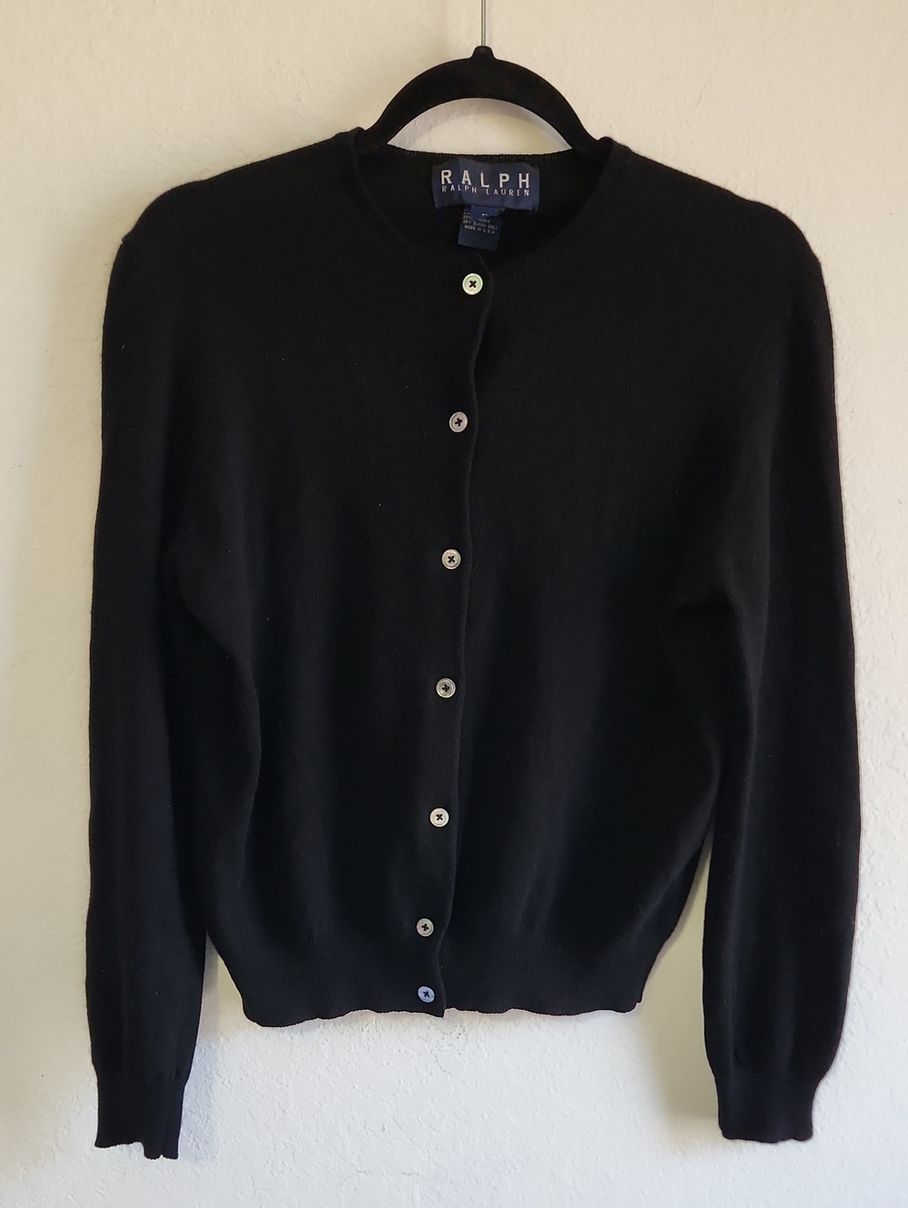 ​Vintage 90s RRL Wool & Angora Blend Cardigan Quiet Luxury Minimalist